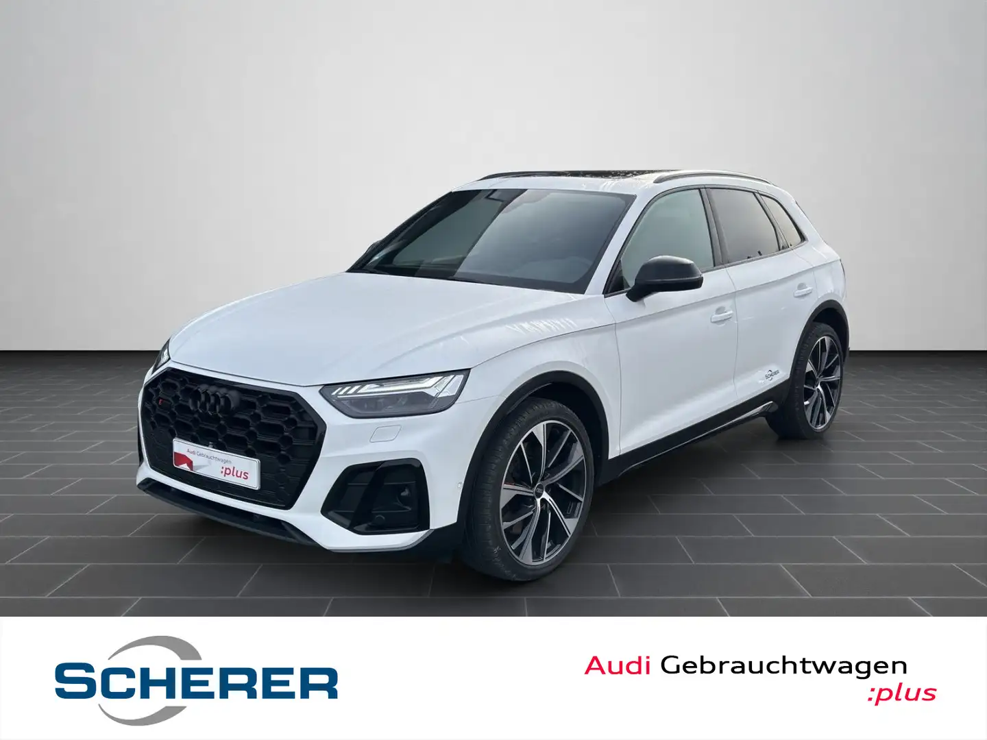 Audi SQ5 3.0 TDI AHK RFK MATRIX-LED PANO SHZ Weiß - 1