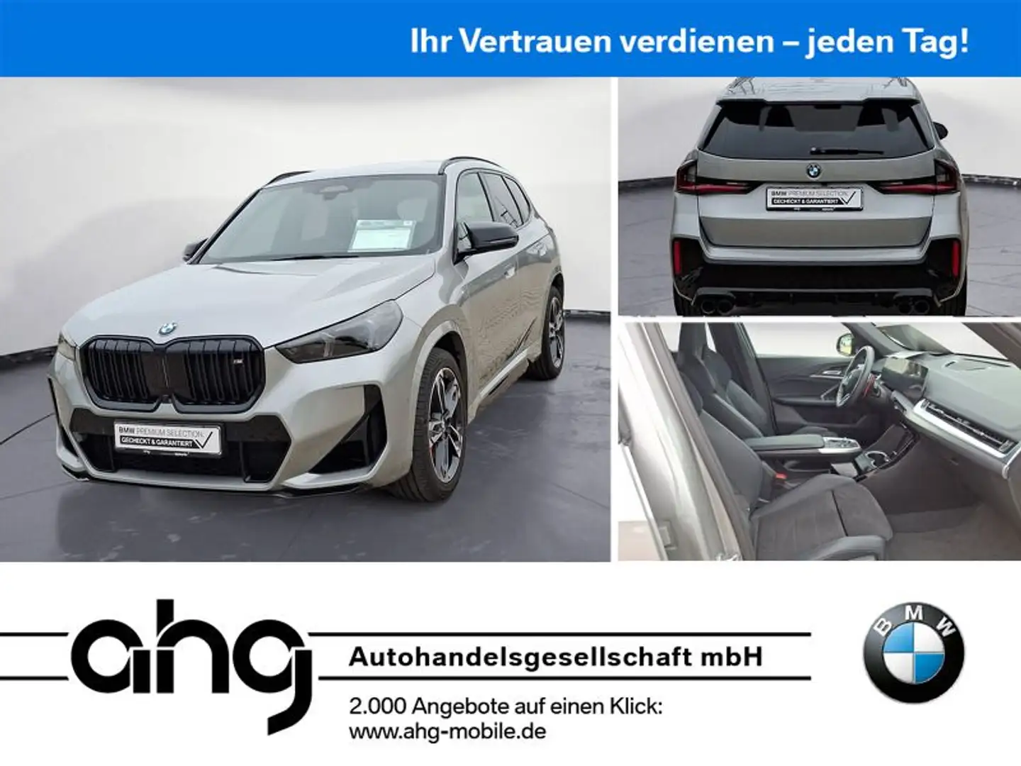 BMW X1 M35i xDrive Head-Up Adaptives Fahrwerk Zilver - 1