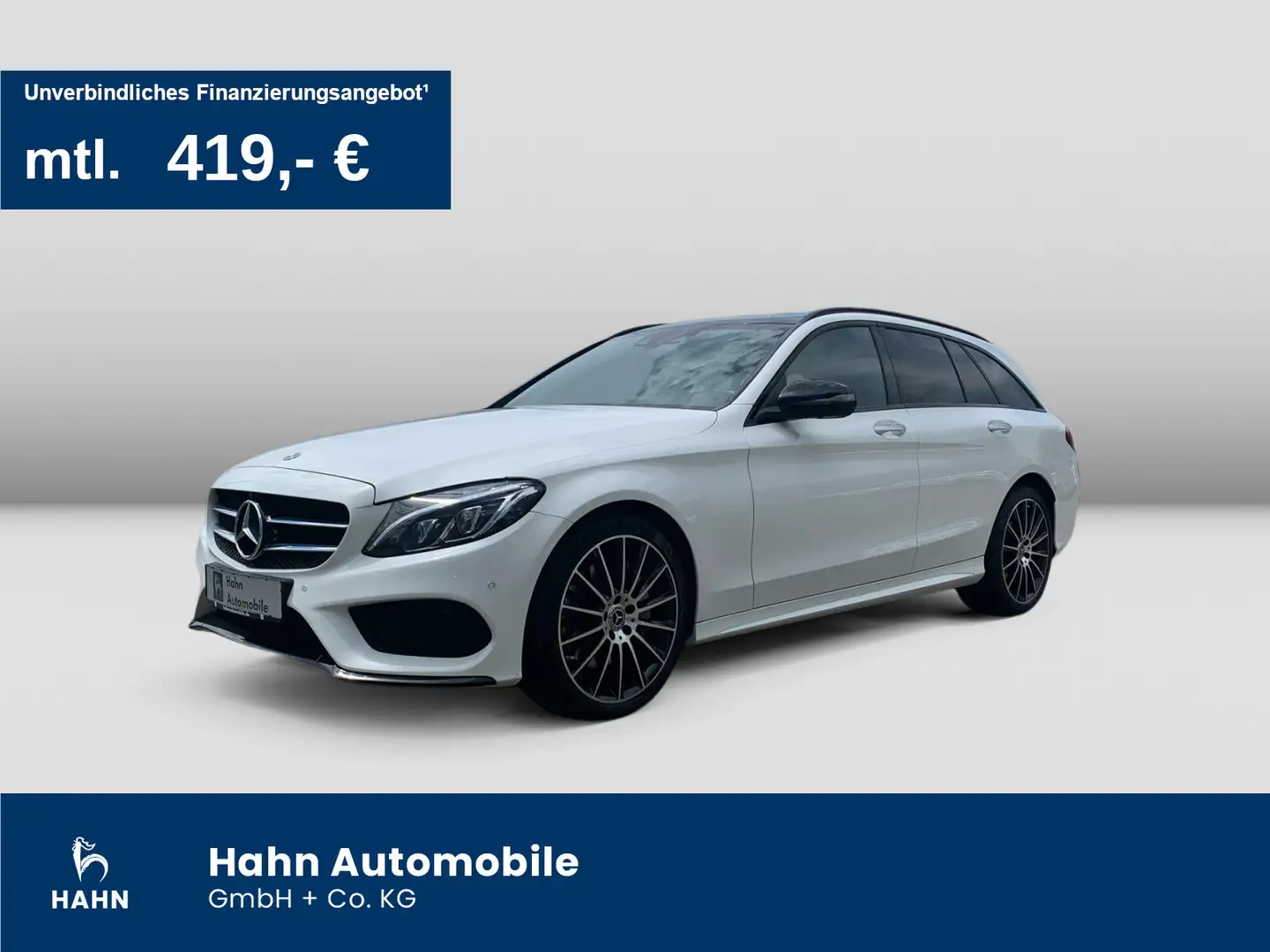 Mercedes-Benz C 400 T AMG Line 4M 9G-trc Cam Pano Tempo HUD Alb - 1