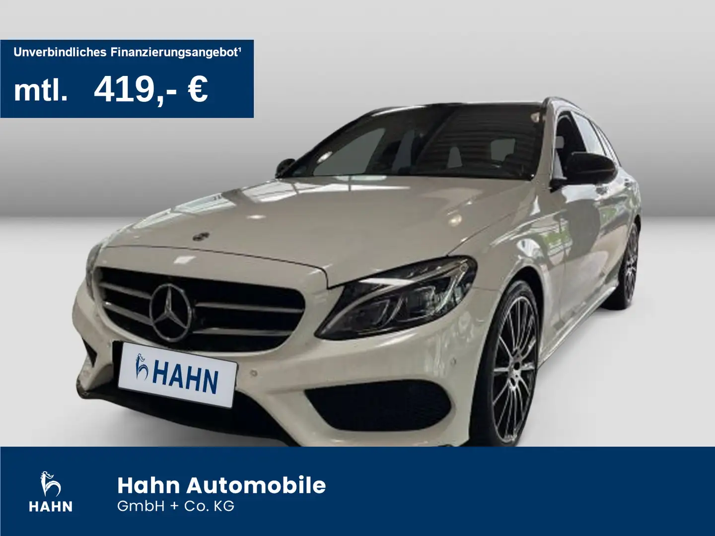 Mercedes-Benz C 400 T AMG Line 4M 9G-trc Cam Pano Tempo HUD White - 1