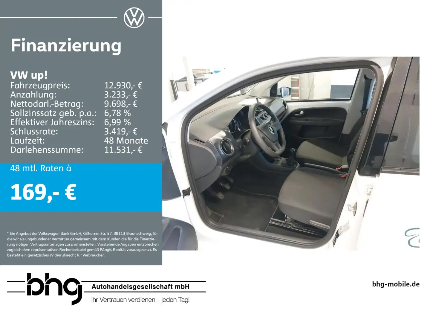 Volkswagen up! . Blanc - 1