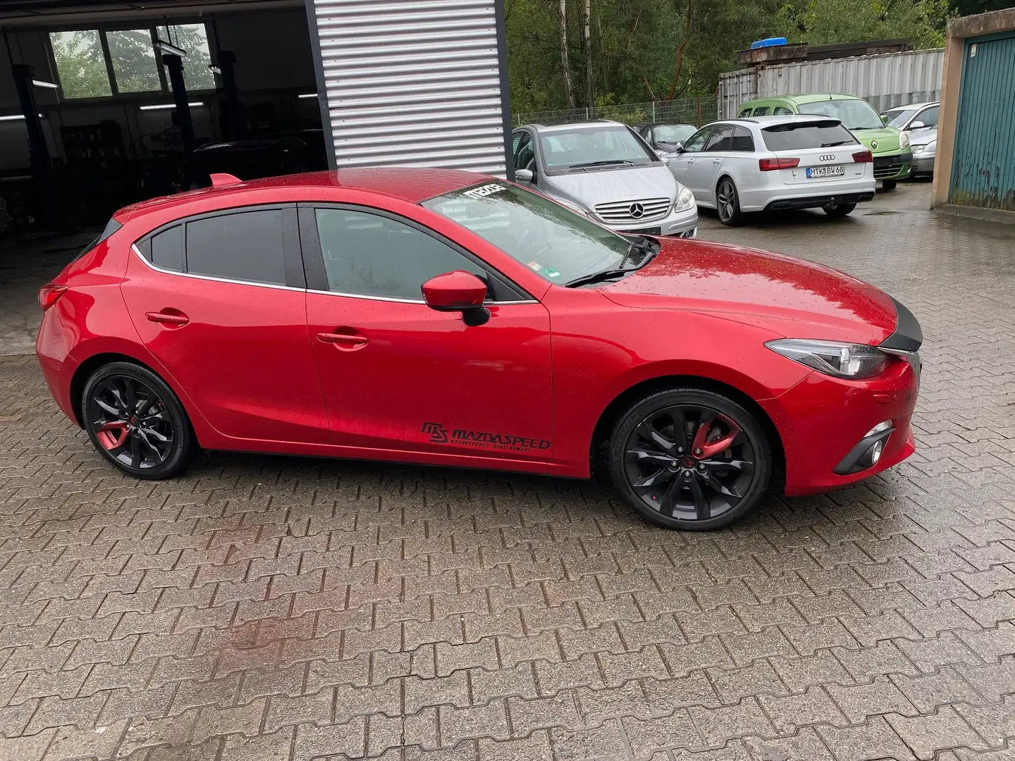 Mazda 3 2.0 Sports-Line Automatik Scheckhft Xenon Navi SHZ Rot - 2