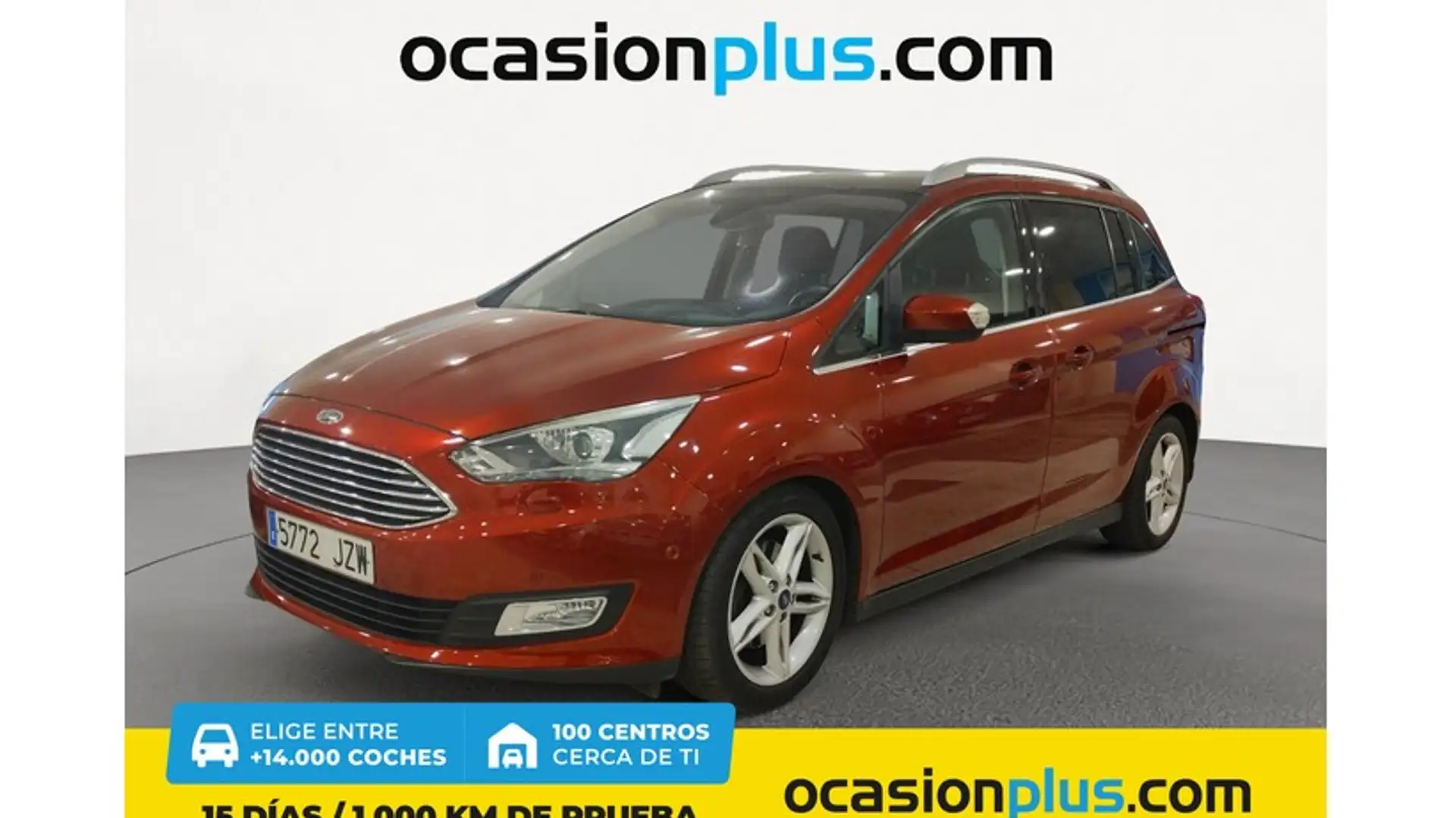 Ford Grand C-Max 1.0 EcoB. Auto-S&S Titanium 125 Rouge - 1
