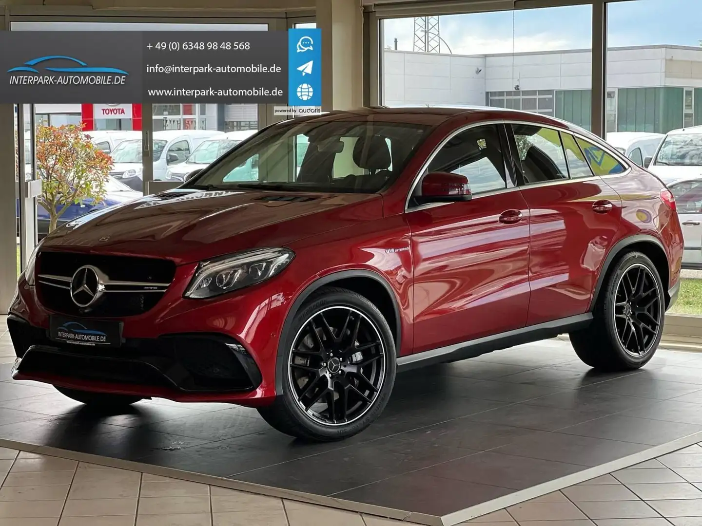 Mercedes-Benz GLE 63 AMG COUPE 4MATIC V8 360°CAM AHK DAB ACC Red - 1