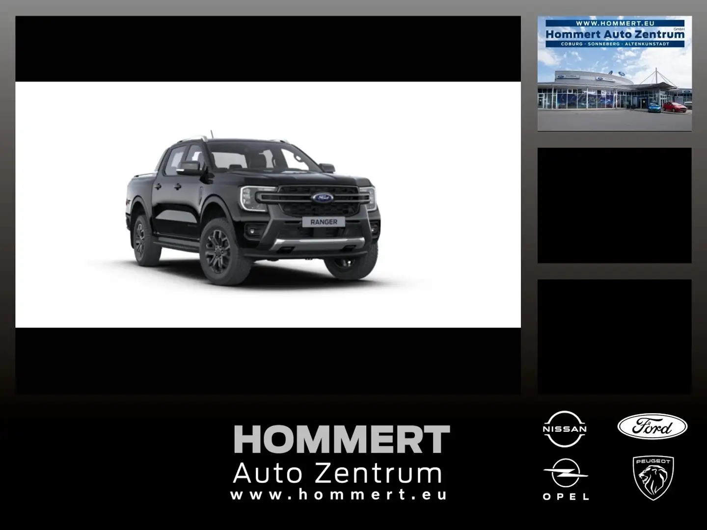 Ford Ranger Wildtrak 2.0 DoKa AWD AHK*NAV*iACC*360*B&O Noir - 1