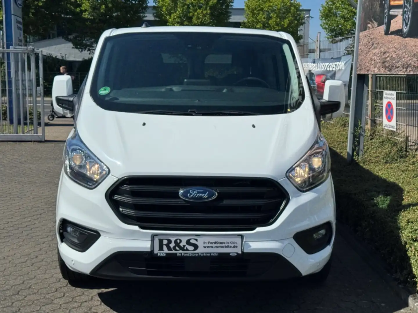 Ford Transit Custom Kombi 320 L2 Trend 8-Sitzer+Klima+Rückfahrkam. Weiß - 2