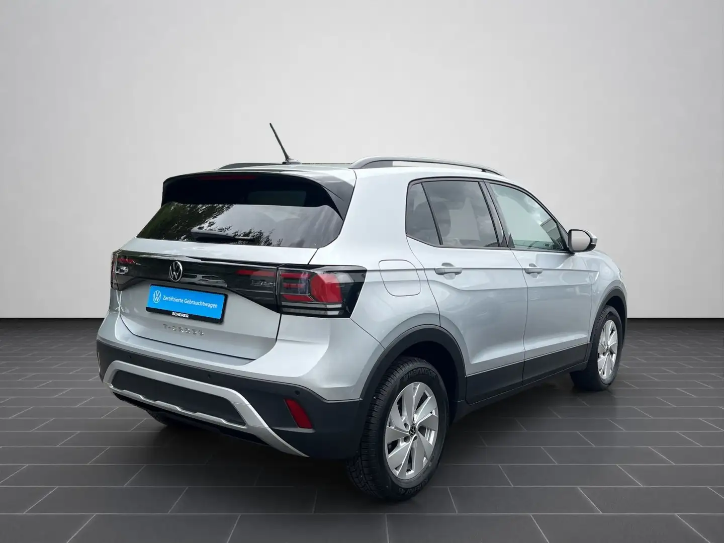 Volkswagen T-Cross Life 1.0 TSI, NAVI, SHZ, IQ.DRIVE, LED, Silber - 2