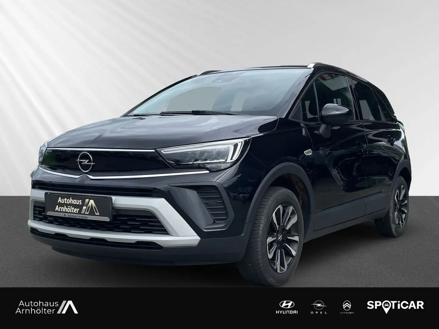 Opel Crossland CROSSLAND ELEGANCE 1.2 KLIMA+LED+PANORAMA+LM+AT+ Schwarz - 1