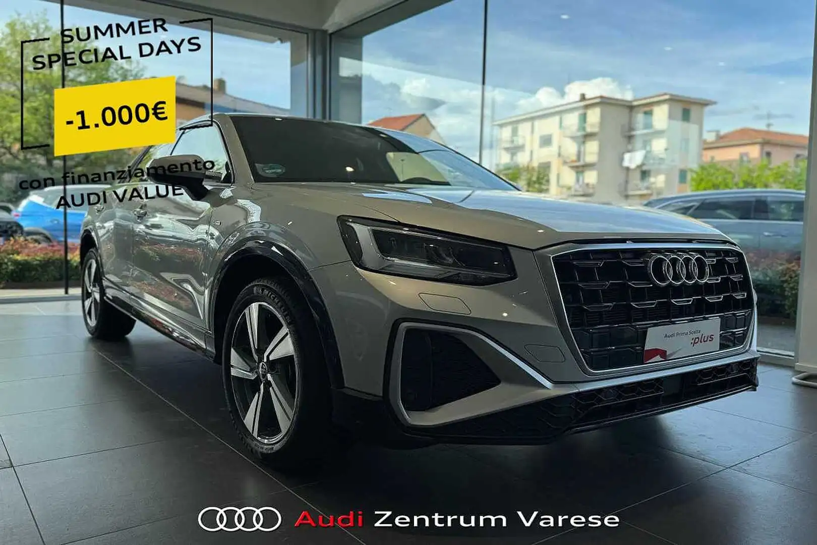 Audi Q2 35 TFSI 150CV Stronic Sline Edition Срібний - 1
