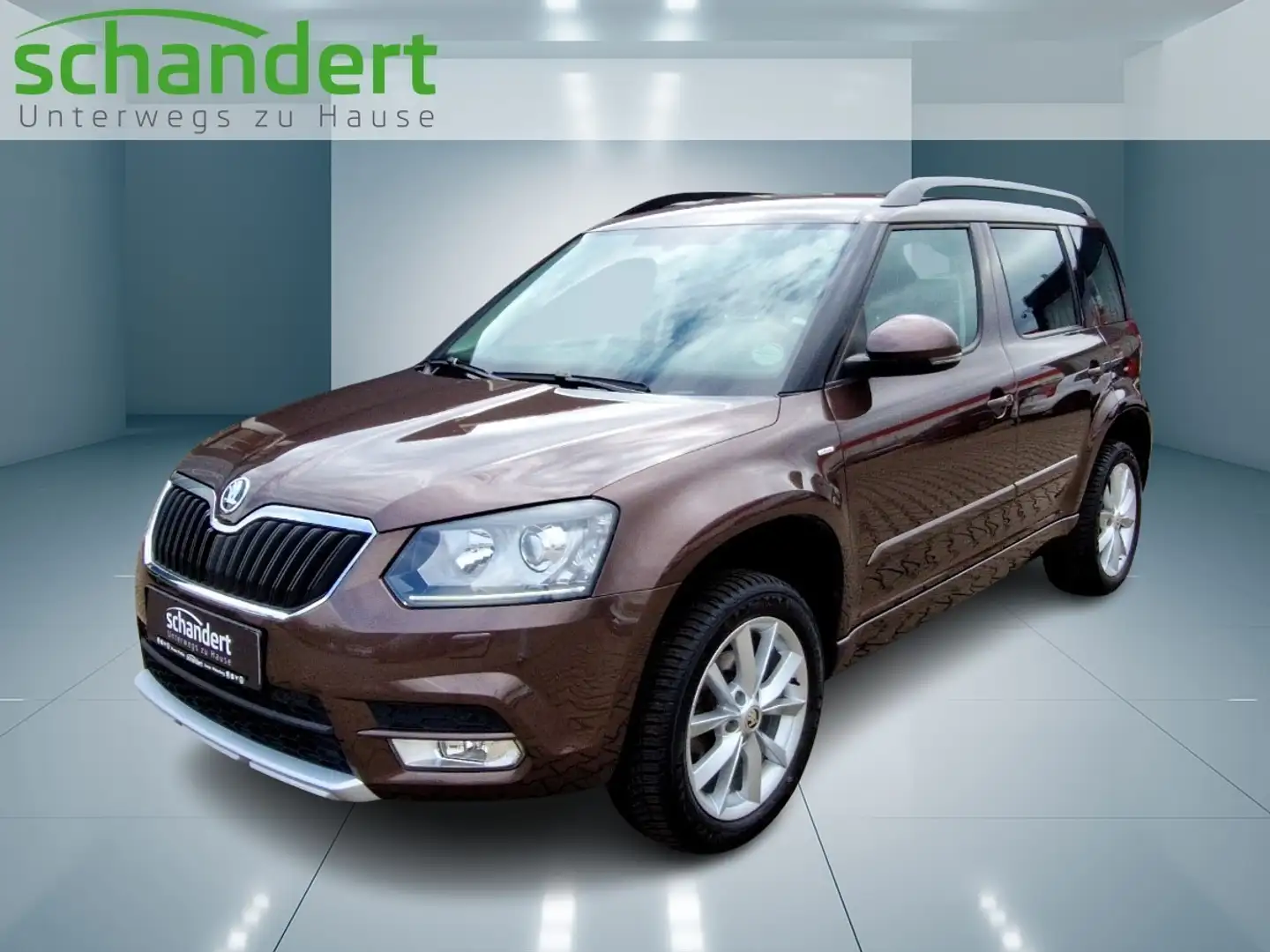 Skoda Yeti 2.0 TDI Drive Xenon Navi AHK Klimaautomatik Braun - 1