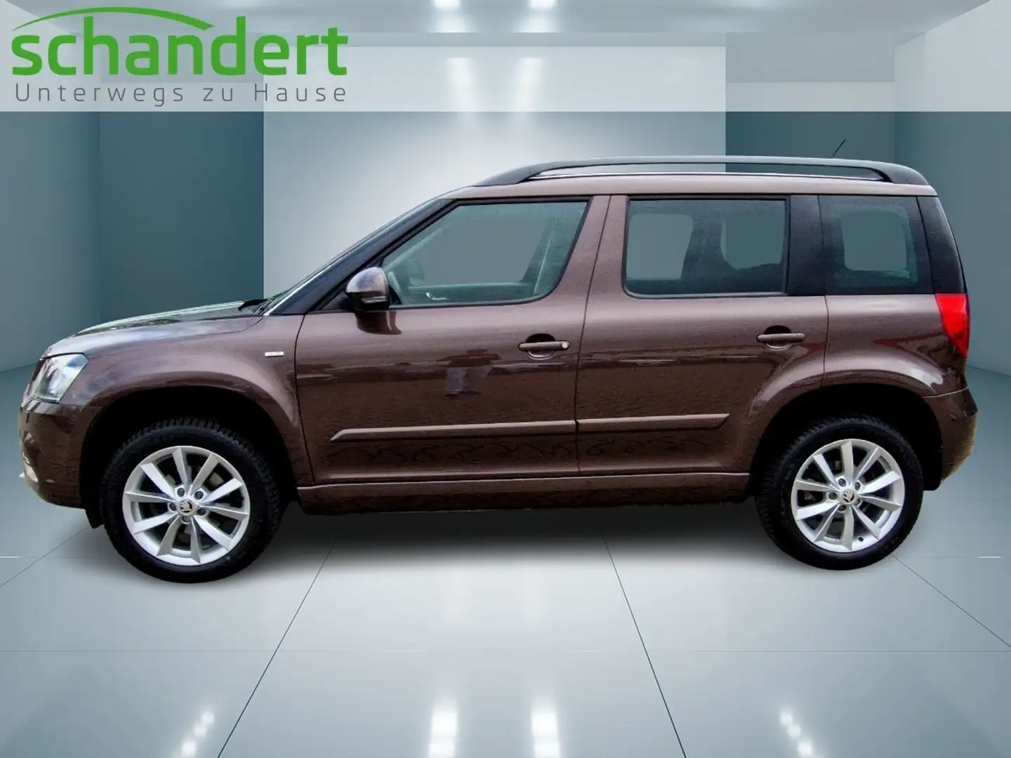 Skoda Yeti 2.0 TDI Drive Xenon Navi AHK Klimaautomatik Braun - 2