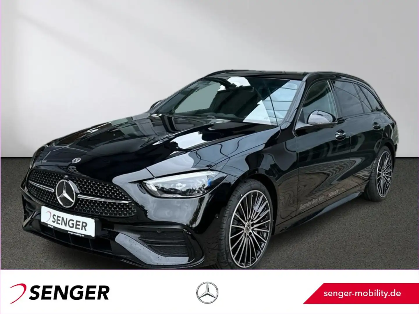 Mercedes-Benz C 220 T d AMG Line Night AHK Digital-Light 360°K Schwarz - 1