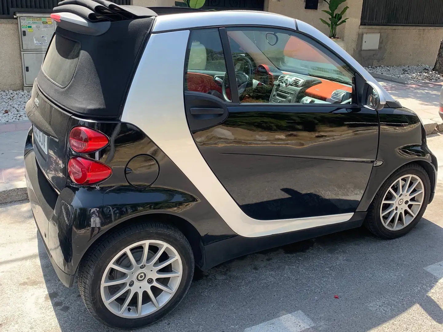 smart forTwo Fortwo Cabrio 62 Passion Sport (4.75) Aut. Negro - 2