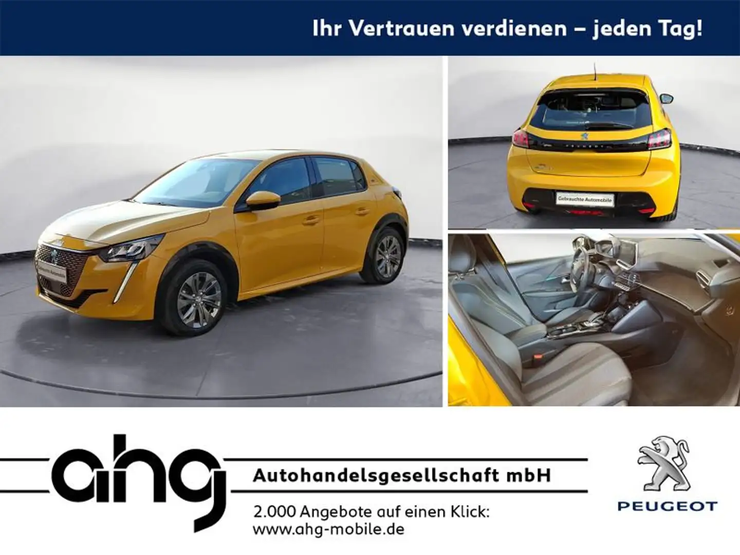 Peugeot 208 Elektromotor 136 Allure Pack Navi LED Blueto Jaune - 1