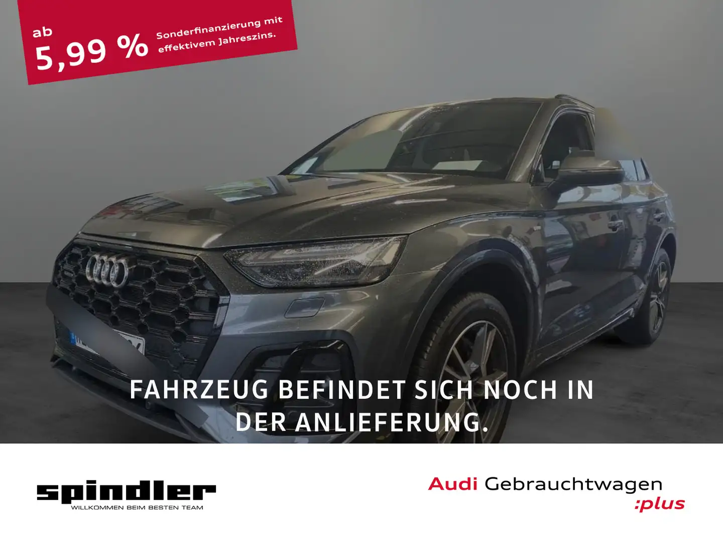 Audi Q5 S-Line 50TFSIe quattro S-tronic / Matrix, AHK Gris - 1
