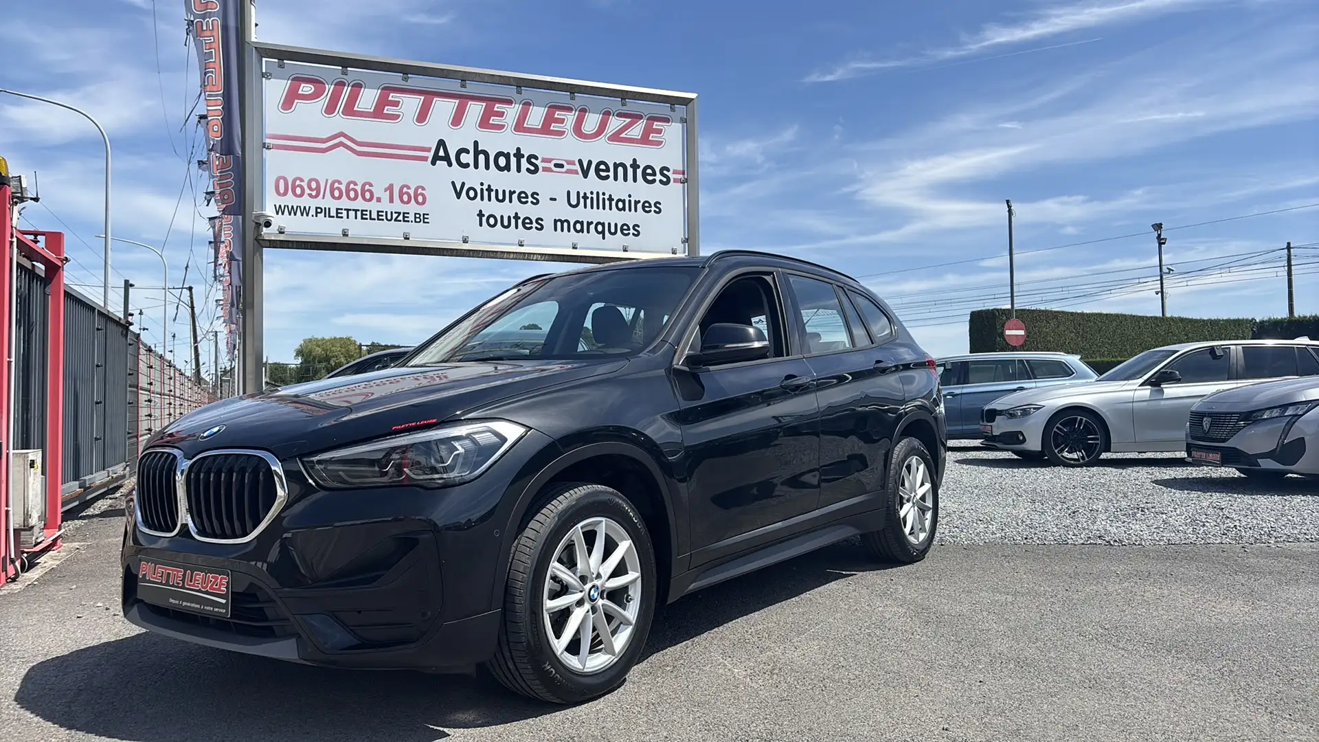 BMW X1 X1  16da S drive/ cuir /navi  garantie  24 mois ! Noir - 1
