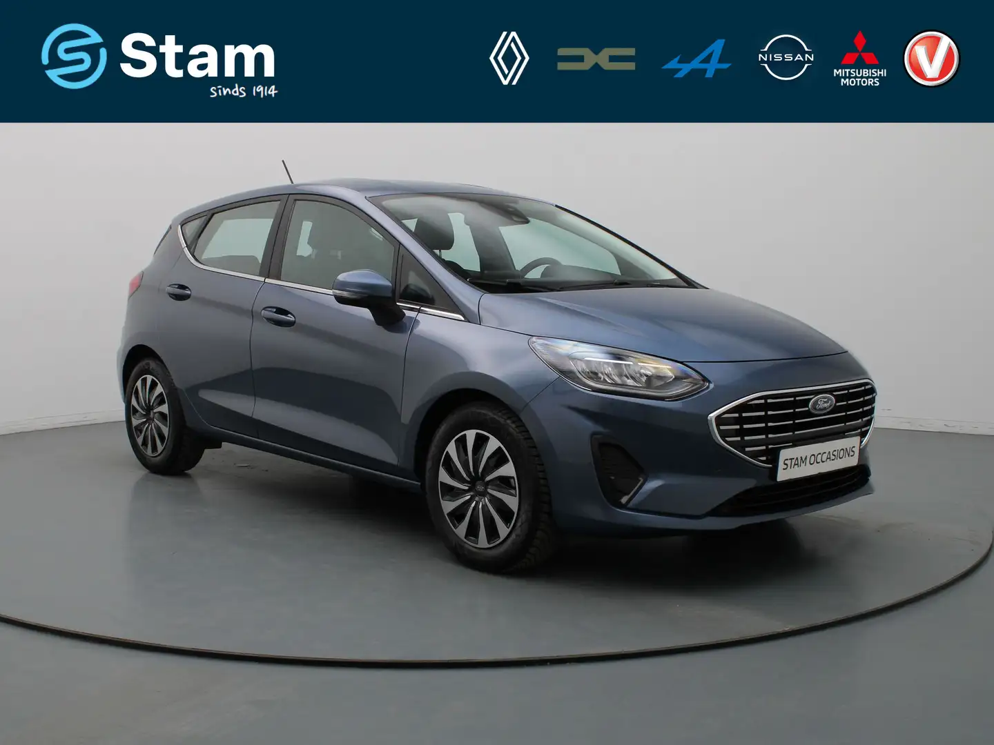 Ford Fiesta 125pk EcoBoost Hybrid Titanium Cruise | Climate | Blauw - 1