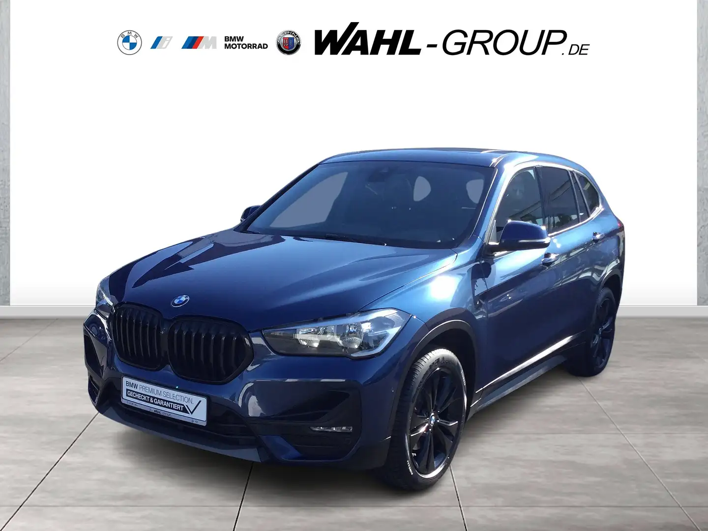 BMW X1 sDrive18d AUT NAVI PLUS HUD PANO SPORTSITZE  ACC H Blauw - 1