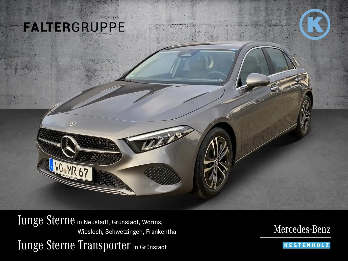 Mercedes-Benz A 180 A 180 KAMERA+AMBIENTE+LED+SHZ+TEMP+NAVI+BREMSASS Grau - 1
