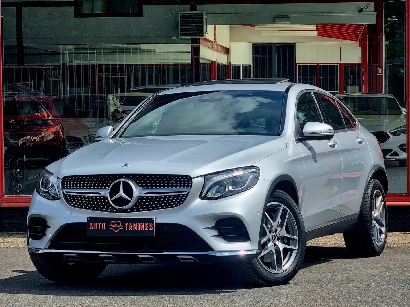 Mercedes-Benz GLC 220 Coupe d 4-Matic AMG Line / 1er Main / Full Option Gris - 1