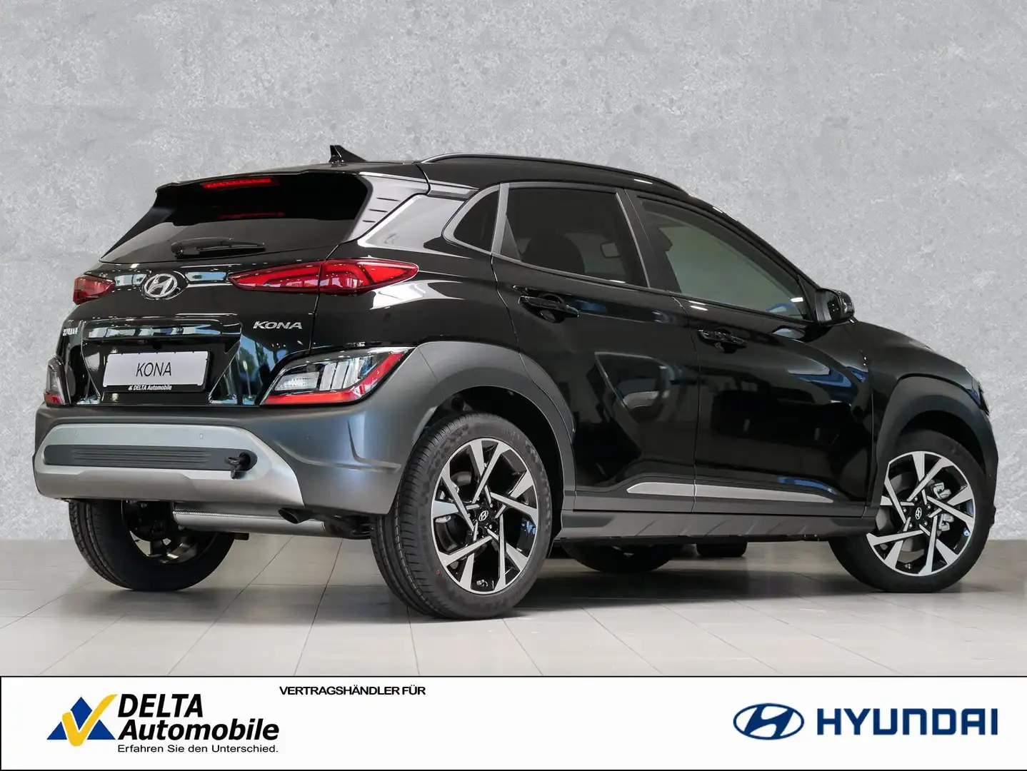 Hyundai KONA 1.6 TGDI DCT Prime Navi Voll-LED Kamera Zwart - 2