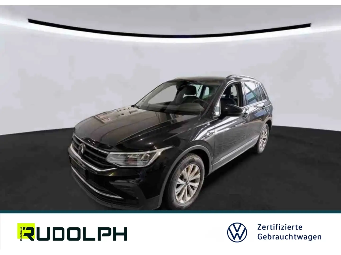 Volkswagen Tiguan Life 2.0 TDI 6-Gang LED ACC Navi AHK BT Fernlichta Schwarz - 1