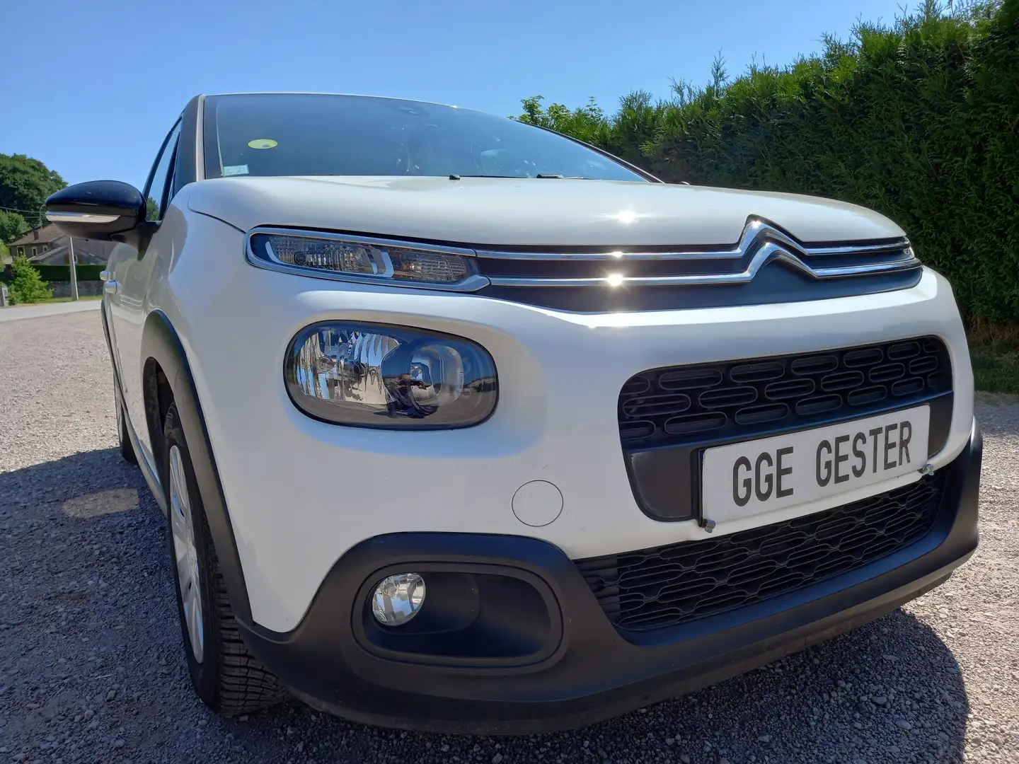 Citroen C3 STE 1.5 BLUEHDI 100 FEEL NAV GPS 2 PLACES 53897KMS Blanc - 2