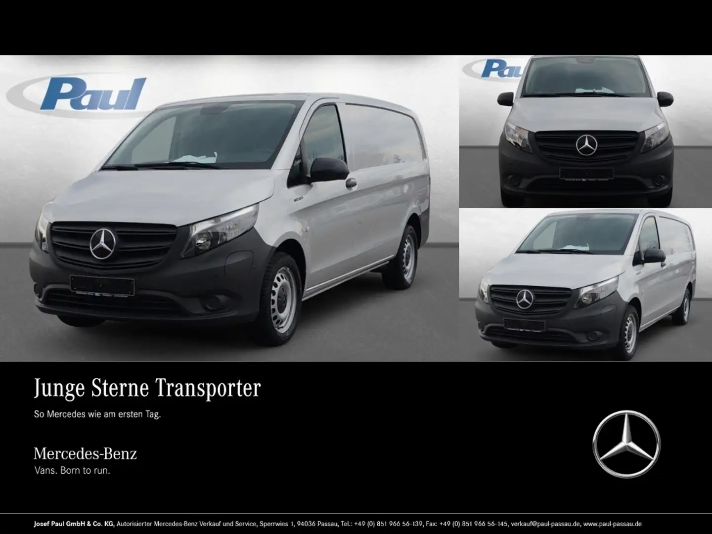 Mercedes-Benz Vito e 112  DAB+PTS+Kamera+Klima+SHZ Argent - 1