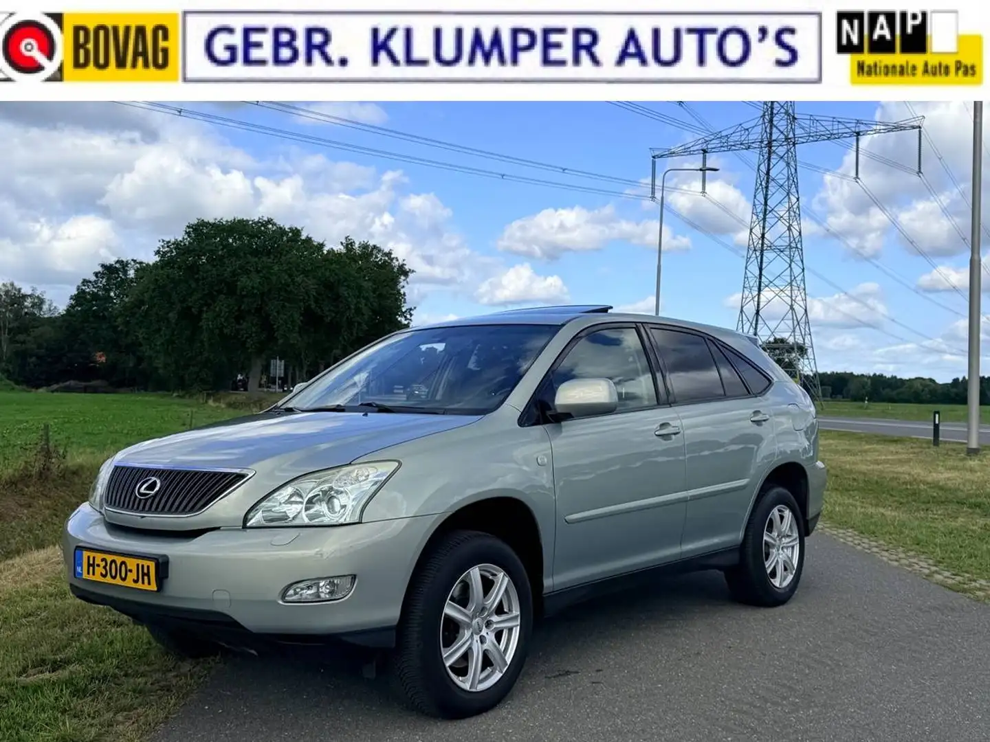 Lexus RX 300 Aut., Leer, Cruise, ECC, Schuifdak, El. Stoelen, Trekhaak, Xenon Grün - 1