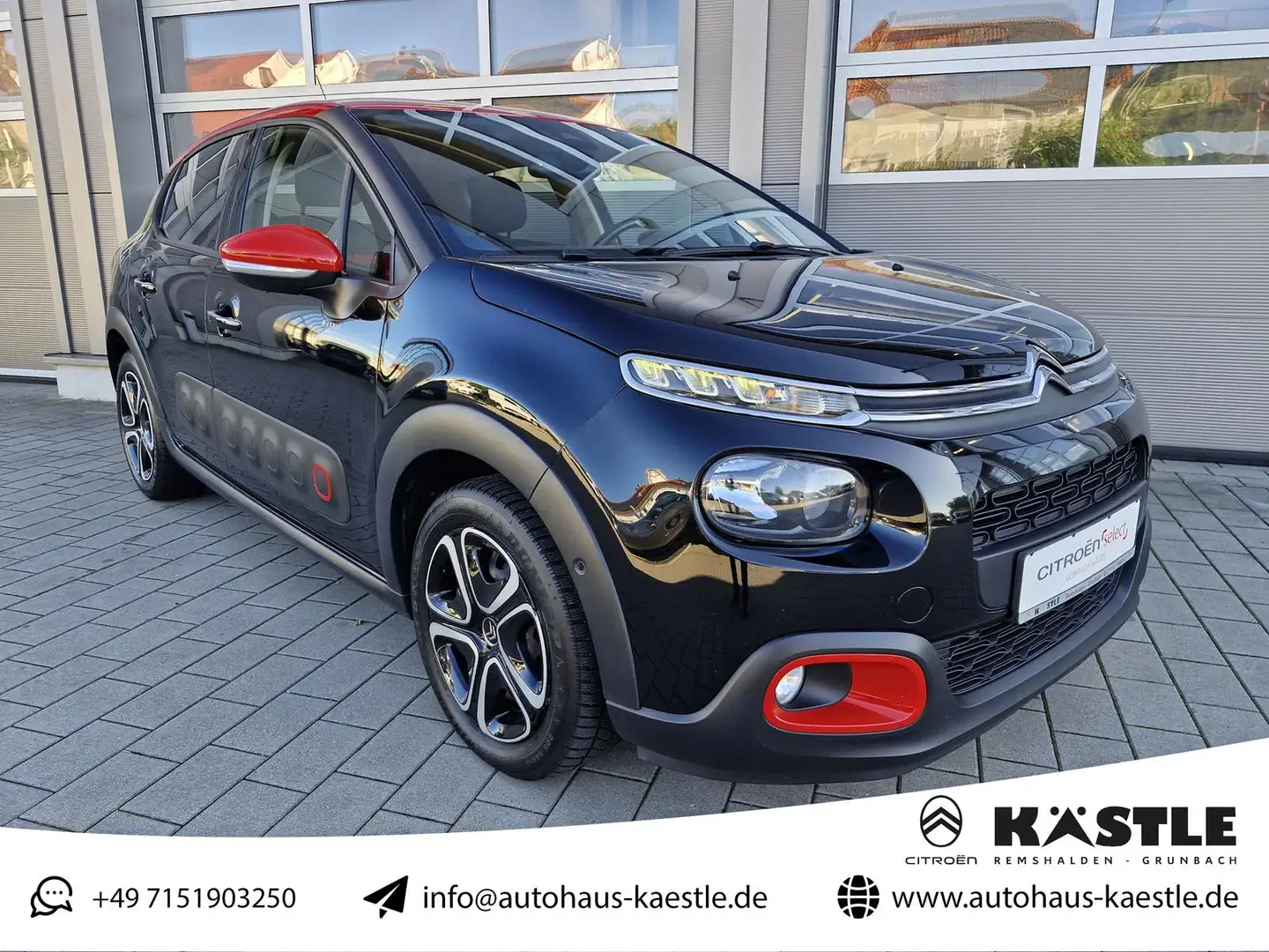 Citroen C3 Shine PT 110 EAT 6 SHZ*Kamera*NAVI*Android*Apple* Noir - 1