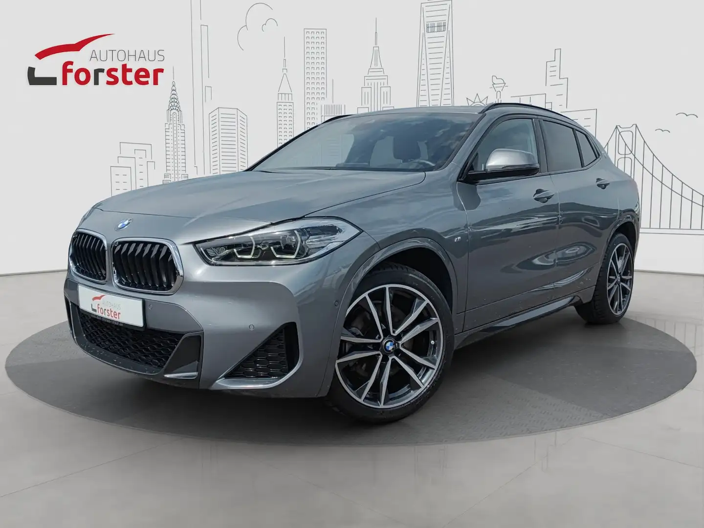 BMW X2 xDrive 20 d M Sport AHK HUD HIFI Gris - 1