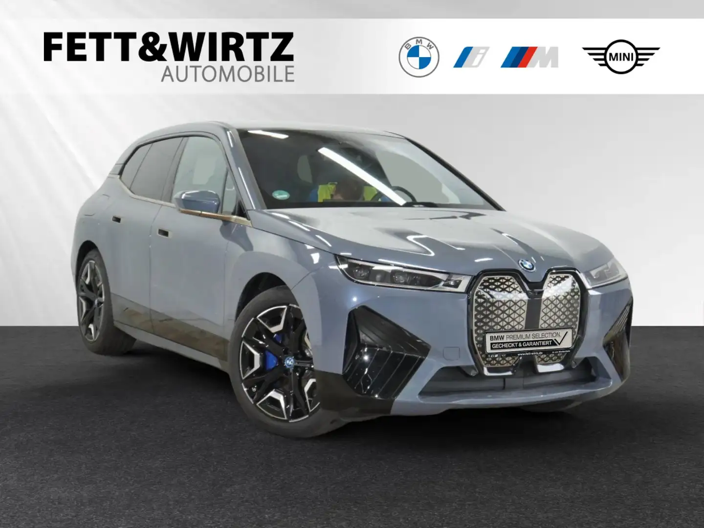 BMW iX xDrive50 Lr. 505,- br. o.Anz. 24Mon/5`Km p.A. Grijs - 1