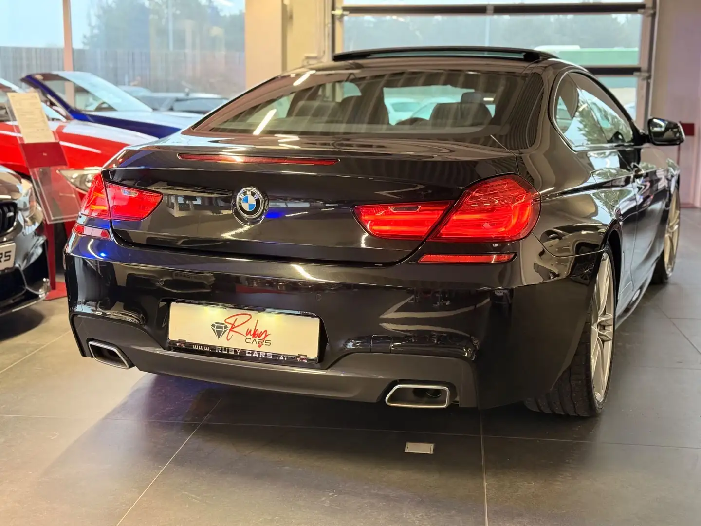 BMW 640 6er Coupe 640d M Sport Schwarz - 2