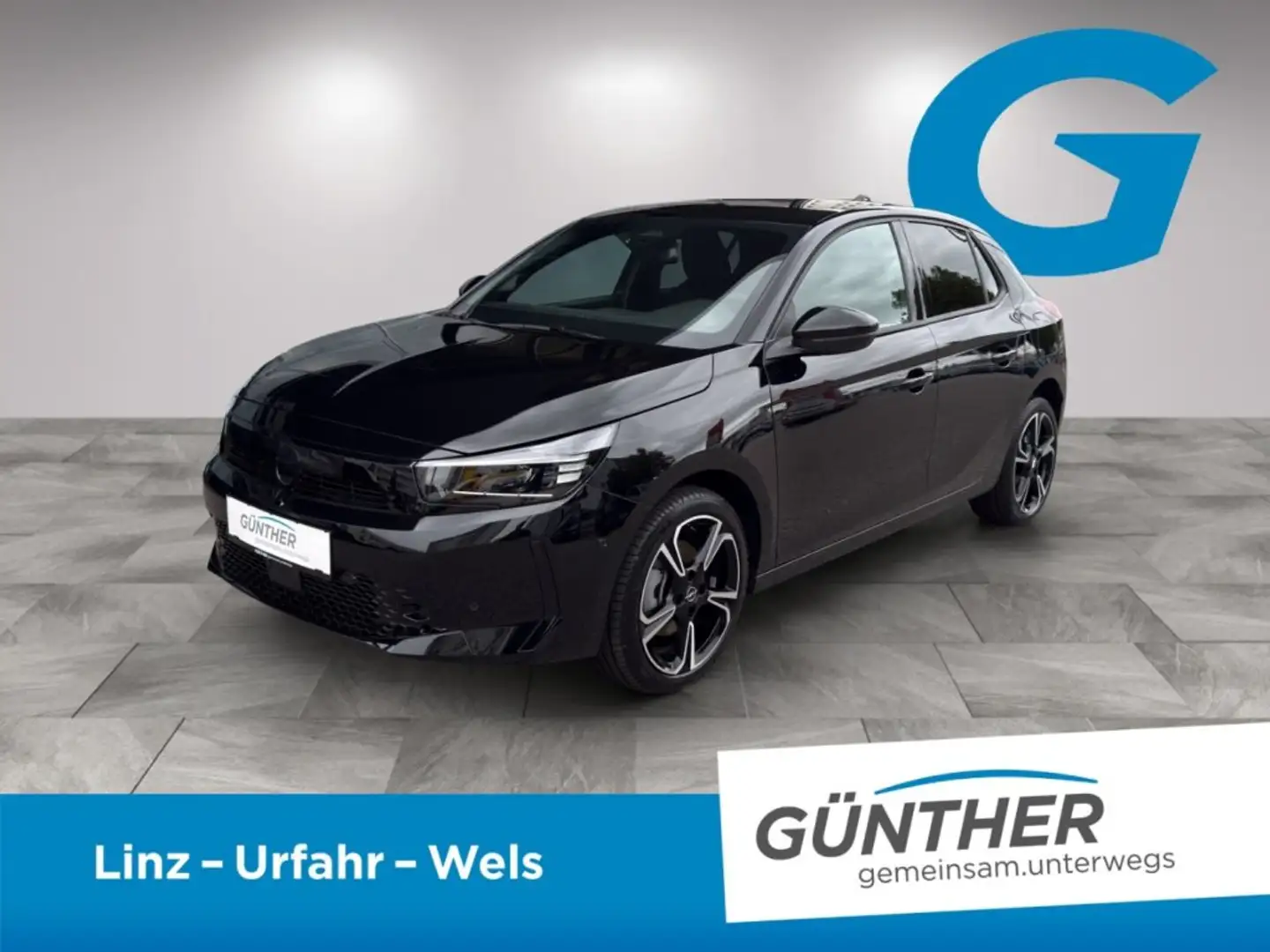 Opel Corsa GS 1.2 Direct Injection Turbo Schwarz - 1
