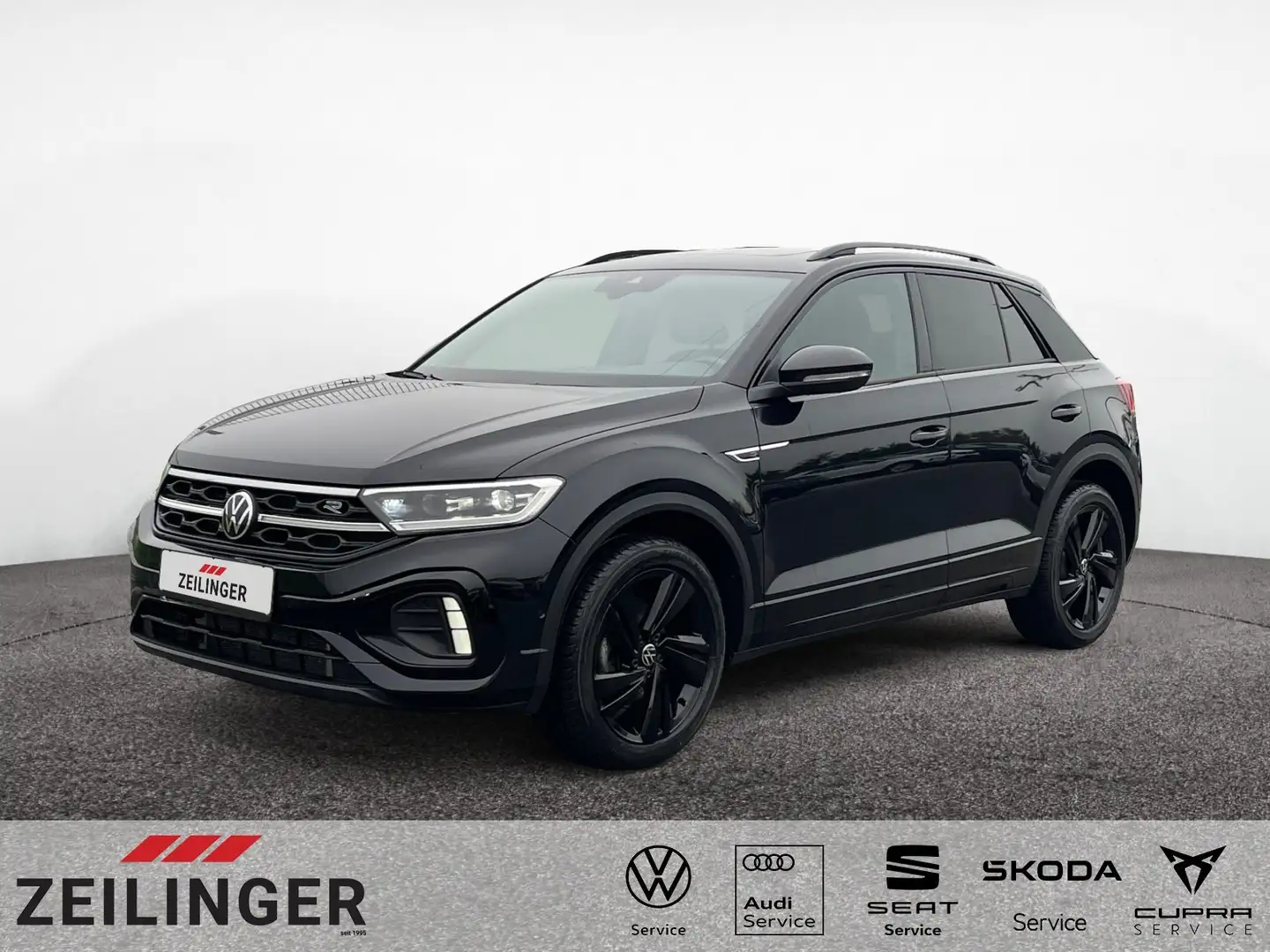 Volkswagen T-Roc R-Line TSI DSG|BLACK STYLE|PANO|AHK|eHECK| Schwarz - 1