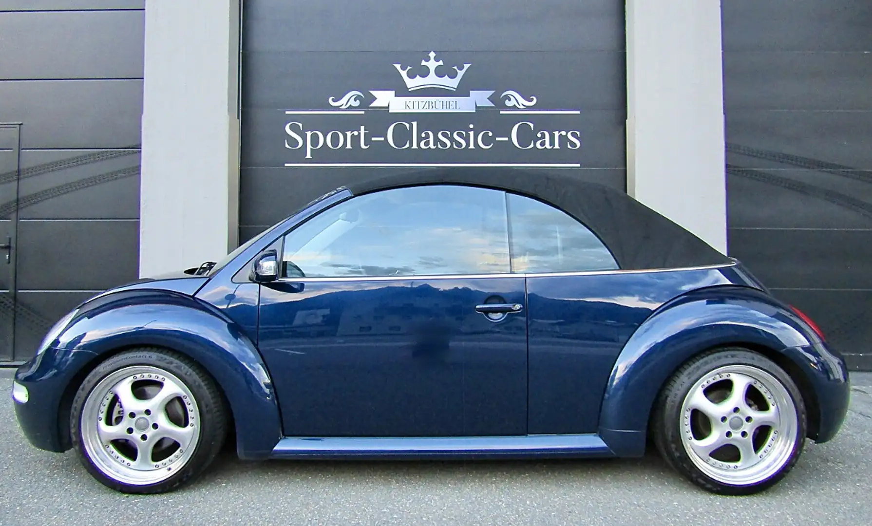 Volkswagen Beetle Cabriolet 1,8 T Leder Blau - 2