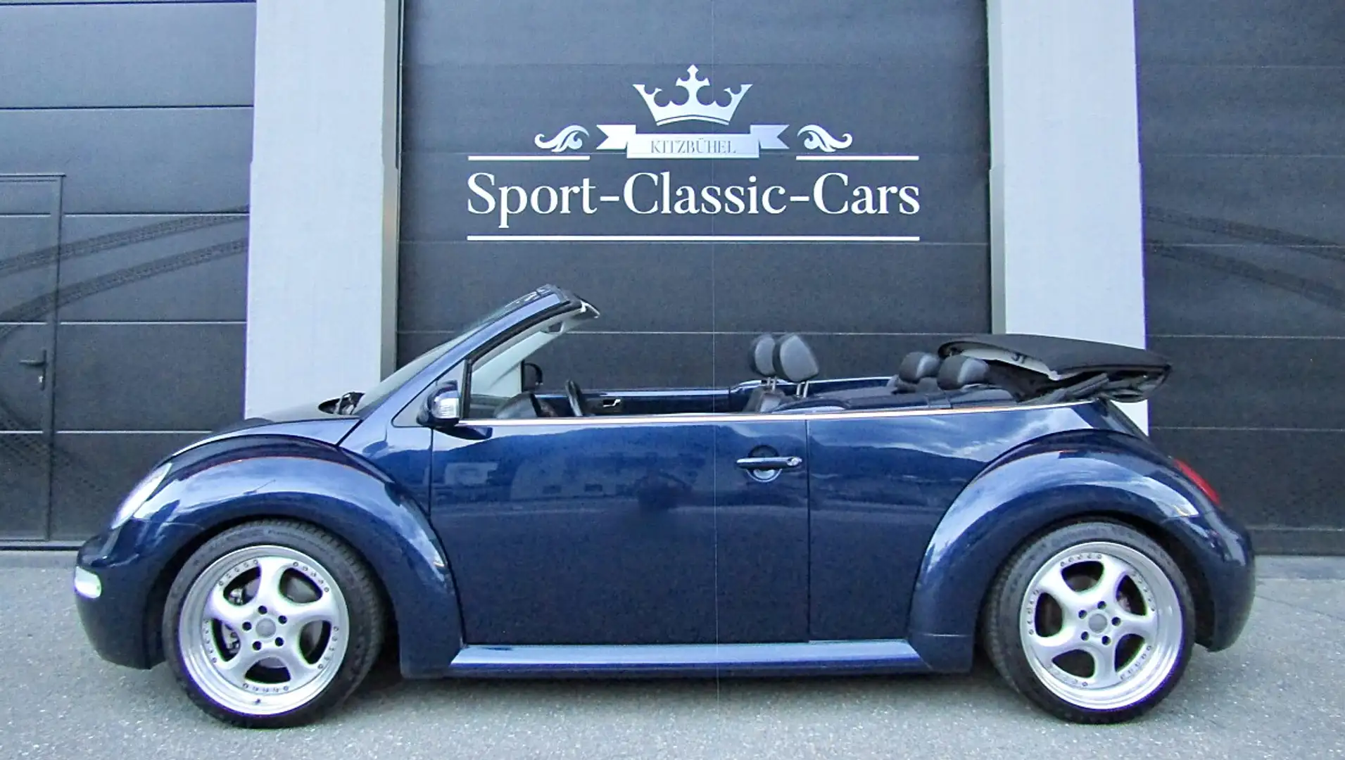 Volkswagen Beetle Cabriolet 1,8 T Leder Blau - 1