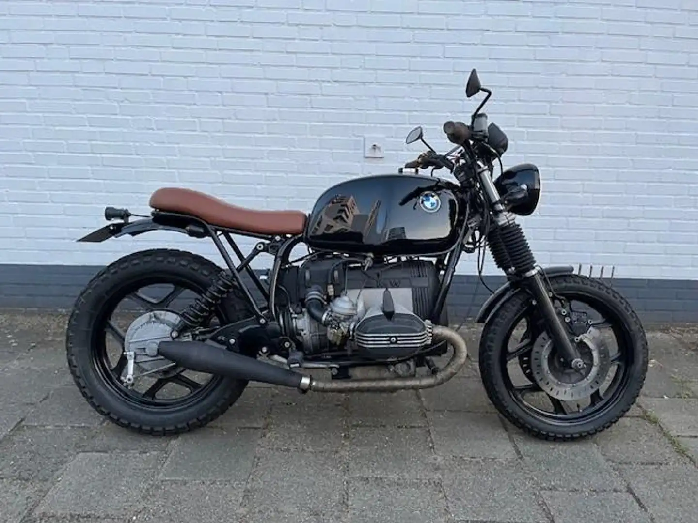BMW R 80 RT Tour Scrambler 800cc Boxer 1987 zwart NL Negro - 2