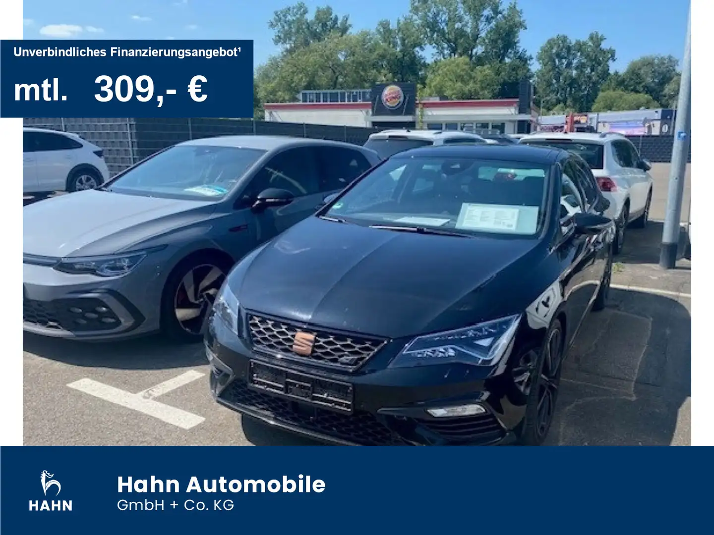 SEAT Leon 2.0 TSI DSG Cupra Navi Pano Kamera ACC LED Noir - 1