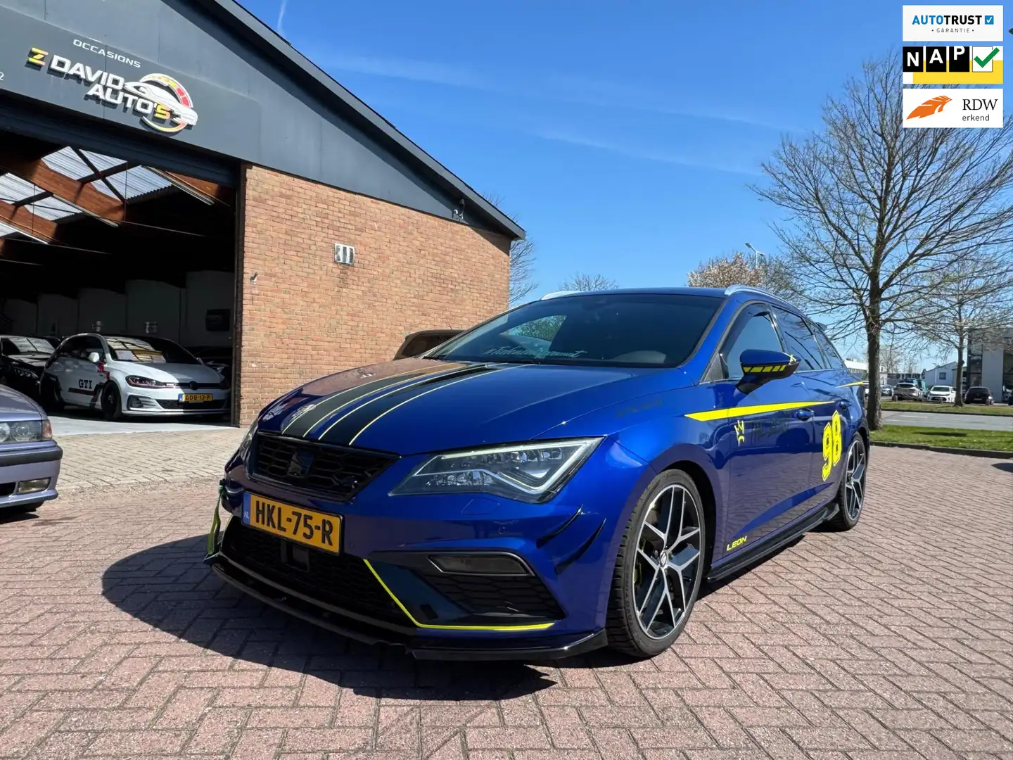 SEAT Leon ST 2.0 TSI FR Automaat virtual Cam Beat keyless Blauw - 1