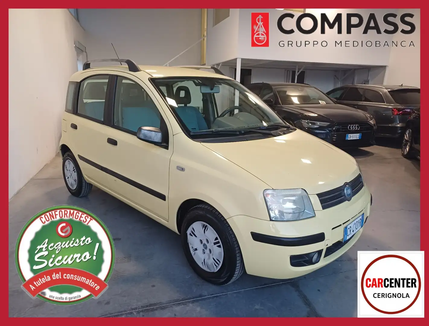 Fiat Panda Panda 1.2 Dynamic Geel - 1