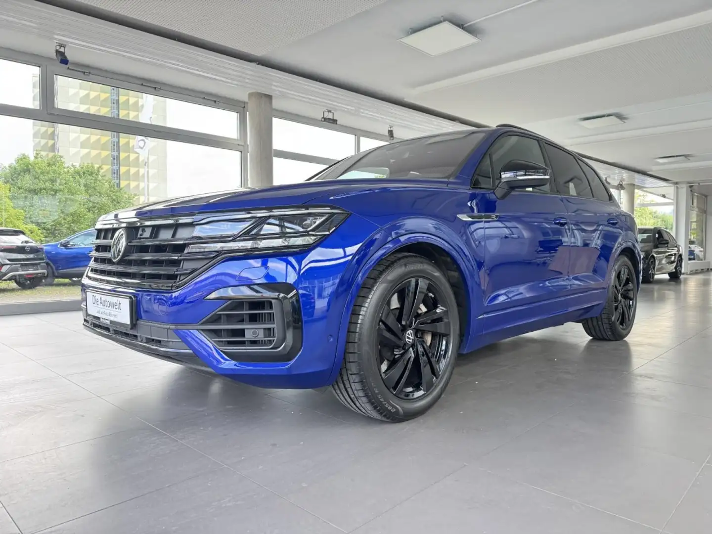 Volkswagen Touareg R 3.0 TSI V6 eHybrid 4M NAVI LED AHK KAMERA Klima Blau - 2