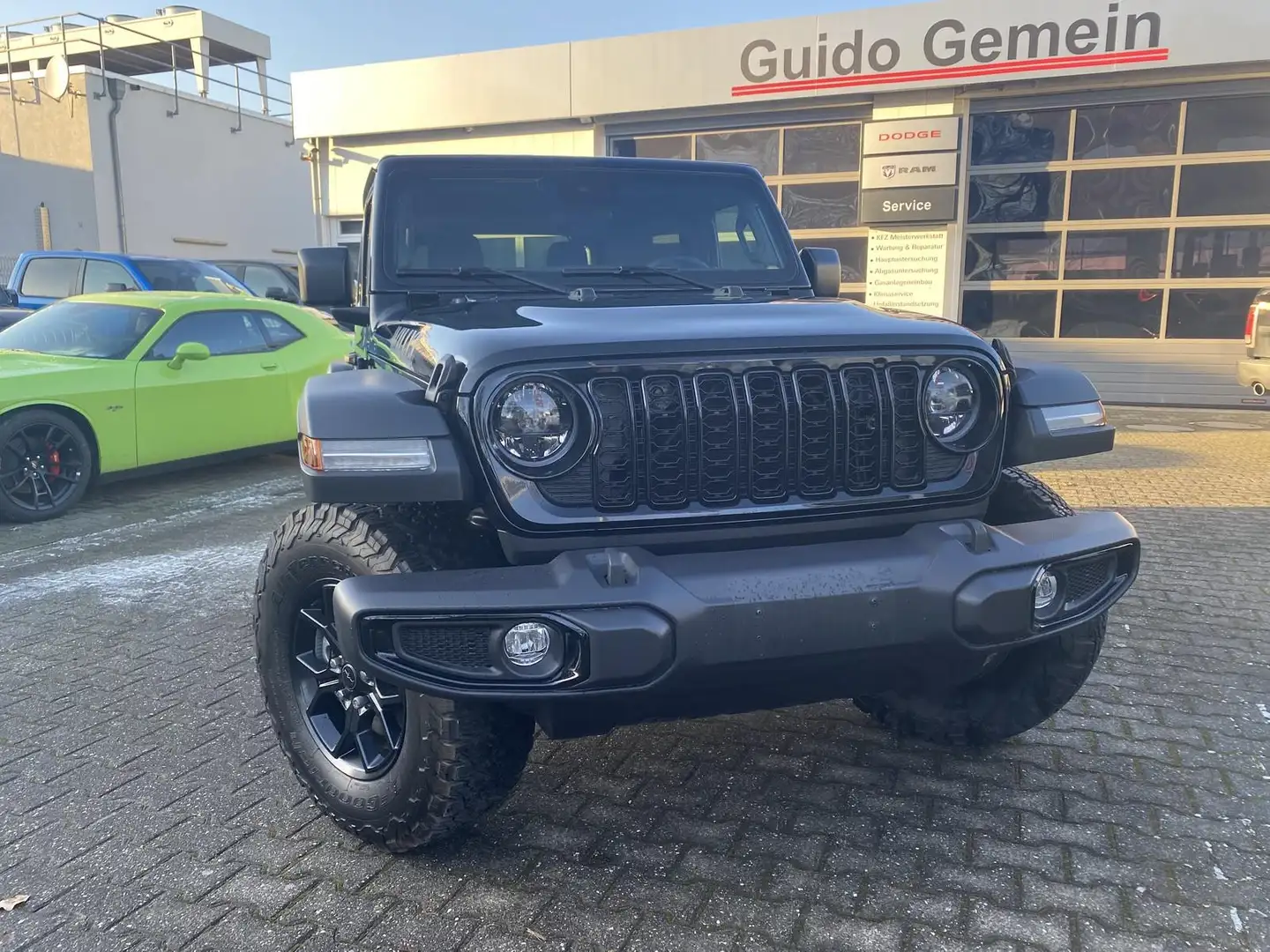 Jeep Wrangler 2.0 T-GDI Willys S MY24, DIFF., LED Black - 2