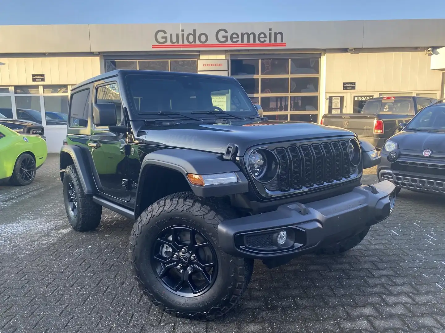 Jeep Wrangler 2.0 T-GDI Willys S MY24, DIFF., LED Black - 1