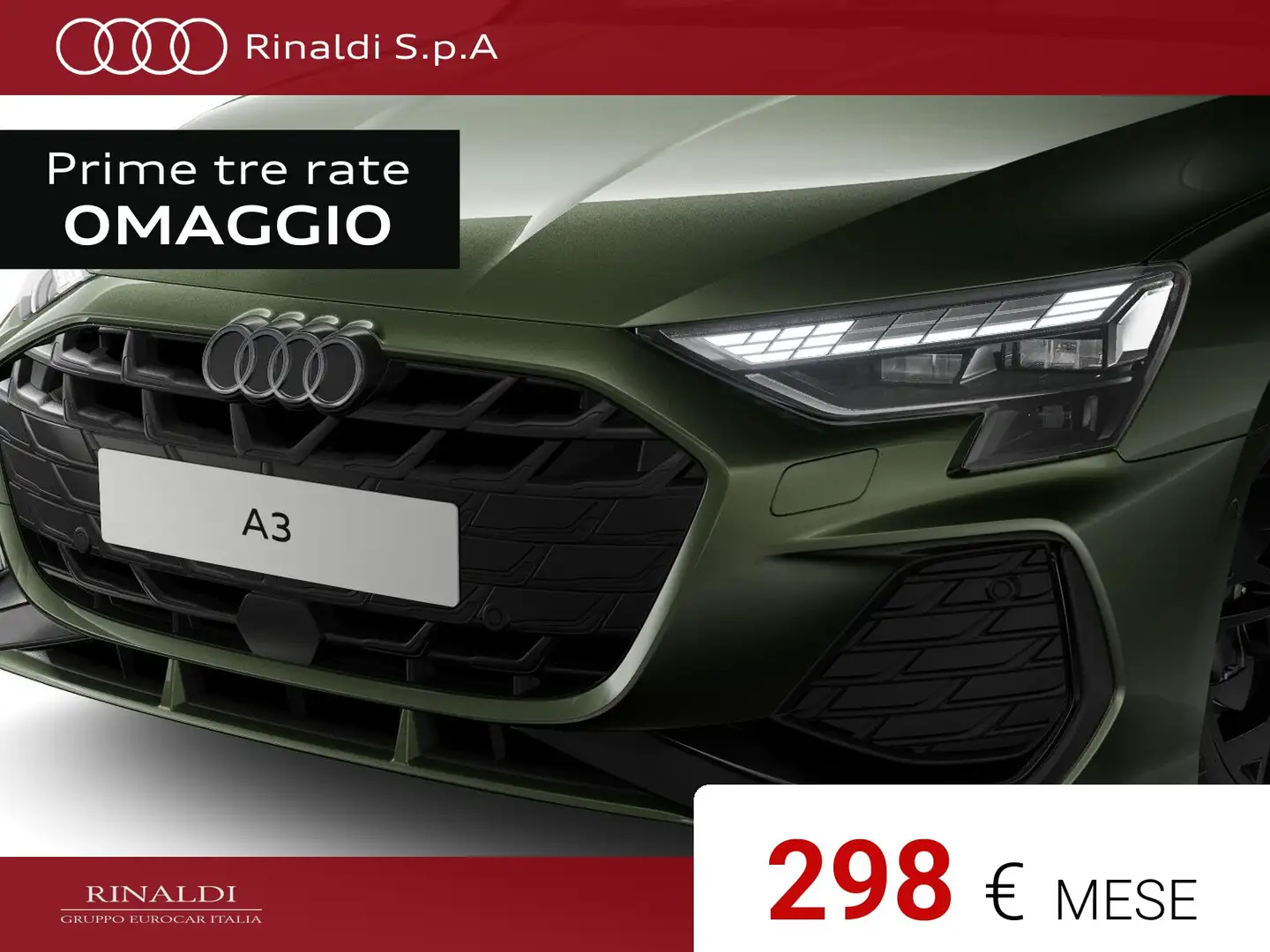 Audi A3 sportback 35 2.0 tdi s line edition s-tronic Verde - 2