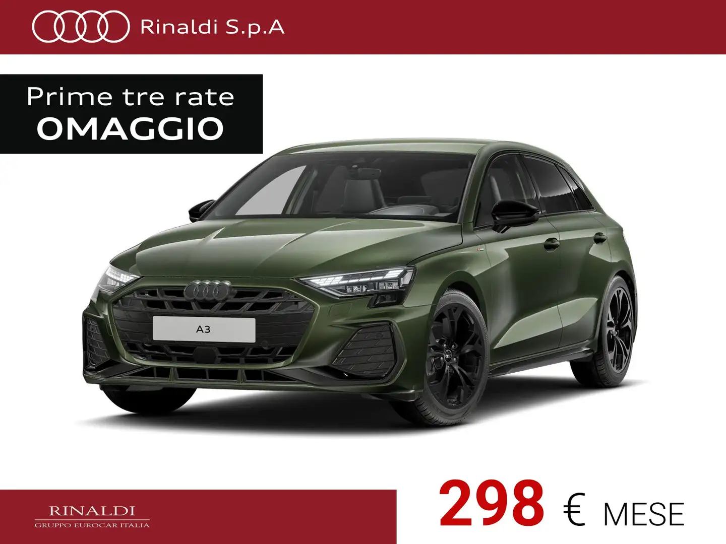 Audi A3 sportback 35 2.0 tdi s line edition s-tronic Verde - 1