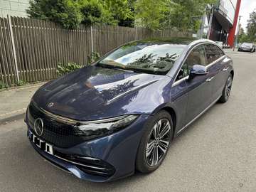 EQS 450 4Matic mit MBUX Hyperscreen, Head-up Display, Hinterachslenkung