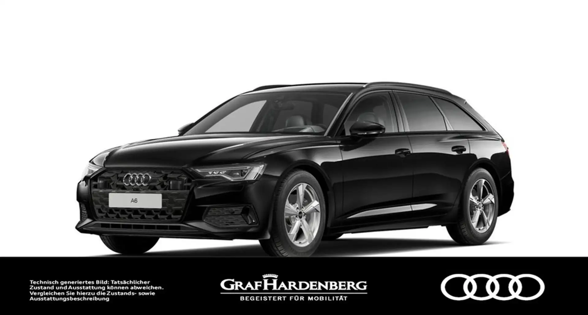 Audi A6 Avant 40 TDI . Matrix Navi ACC HuD + Kostenlose Wi Schwarz - 1