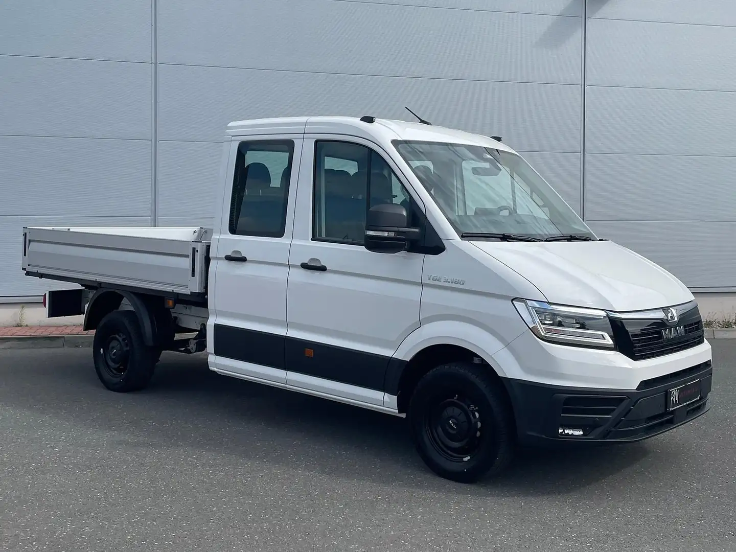 MAN TGE 3.180 Pritsche DOKA MR KAMERA AHK SITZHZ Weiß - 2