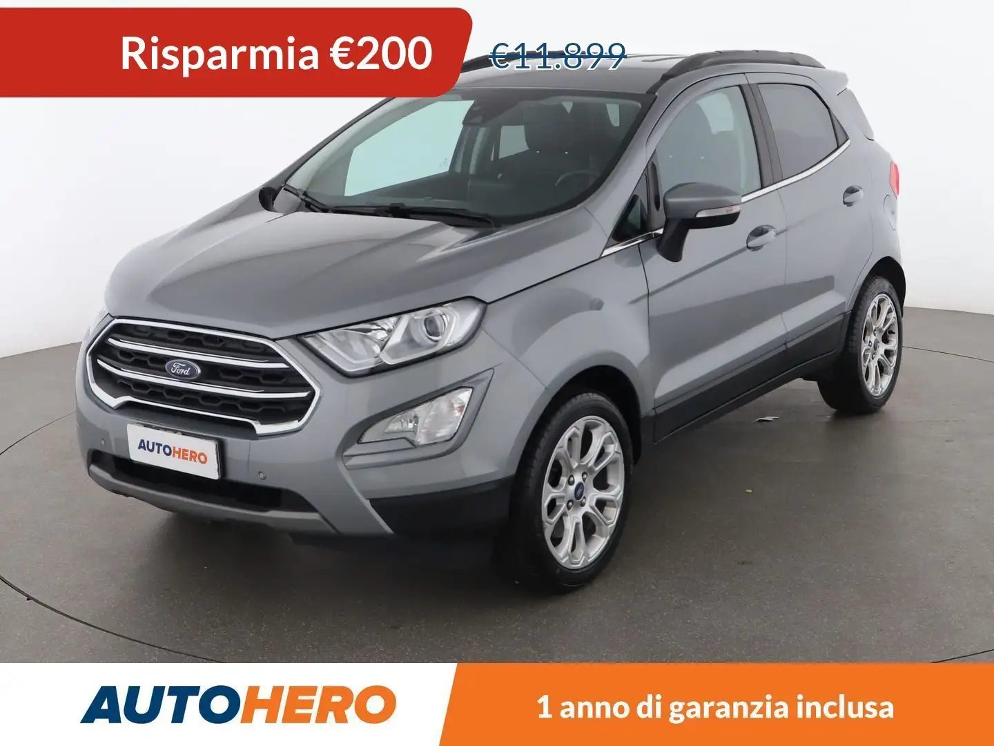 Ford EcoSport 1.0 EcoBoost Titanium 125 CV Grigio - 1